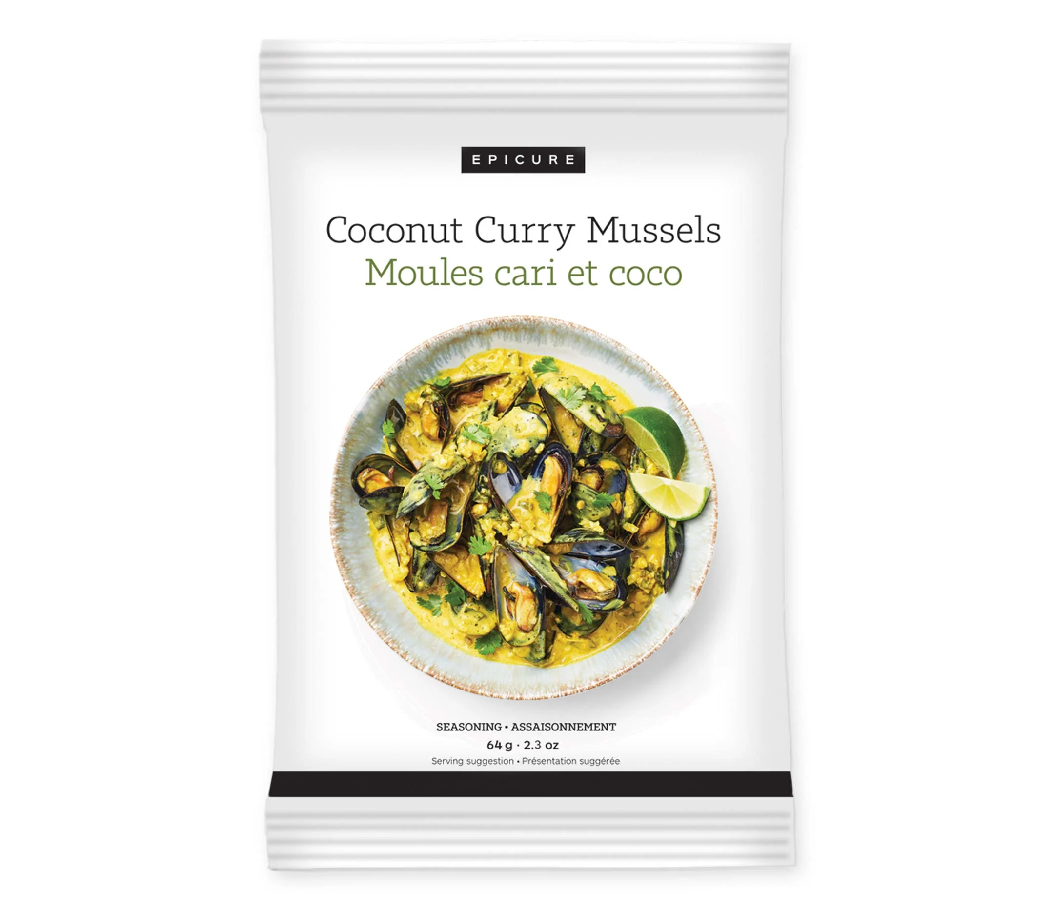 Assaisonnement Moules cari et coco