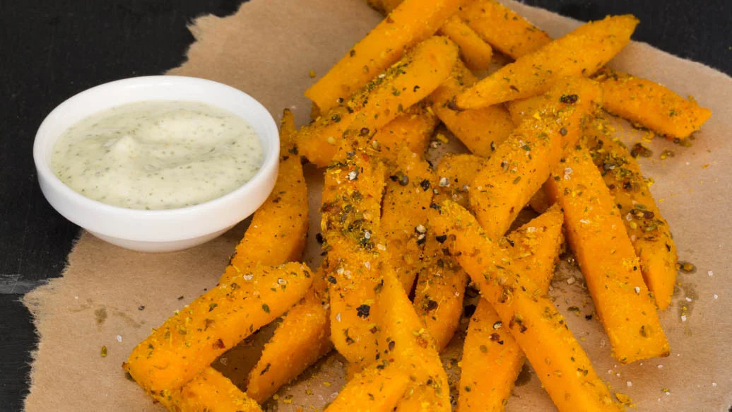 Mango Curry Pumpkin Fries