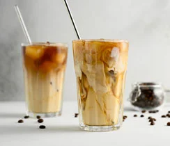 Café frappé à la noix de coco