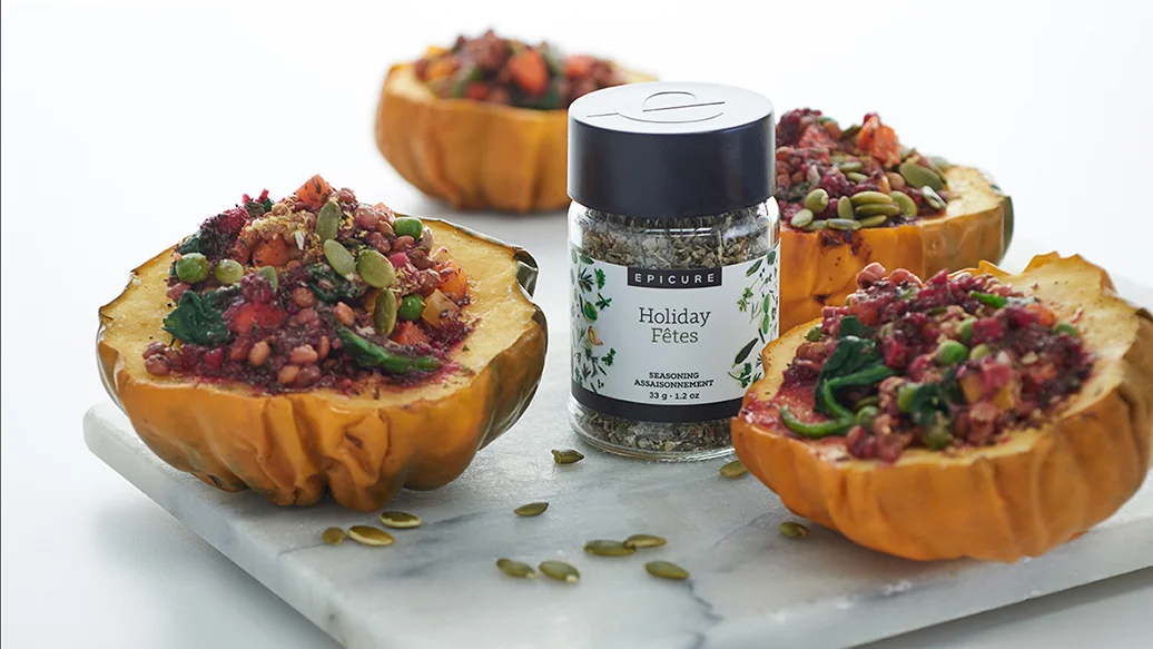 Holiday Stuffed Squash