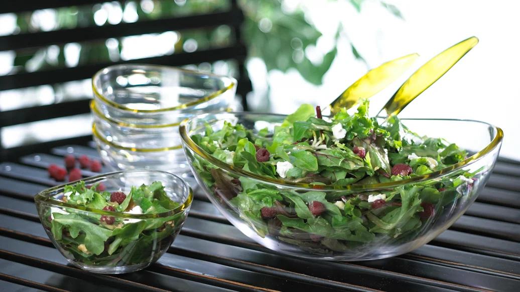 Summer Salad with White Balsamic Dressing