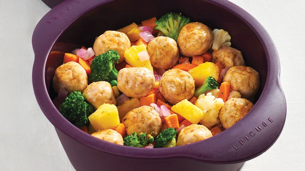 Tropical Pineapple Turkey Meatballs