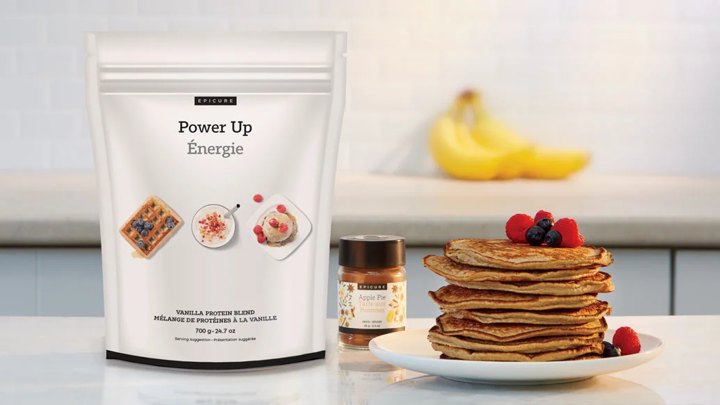 Powered Up Banana Pancakes