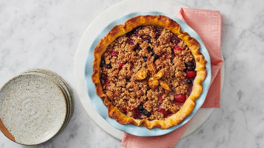 Berry Streusel Pie