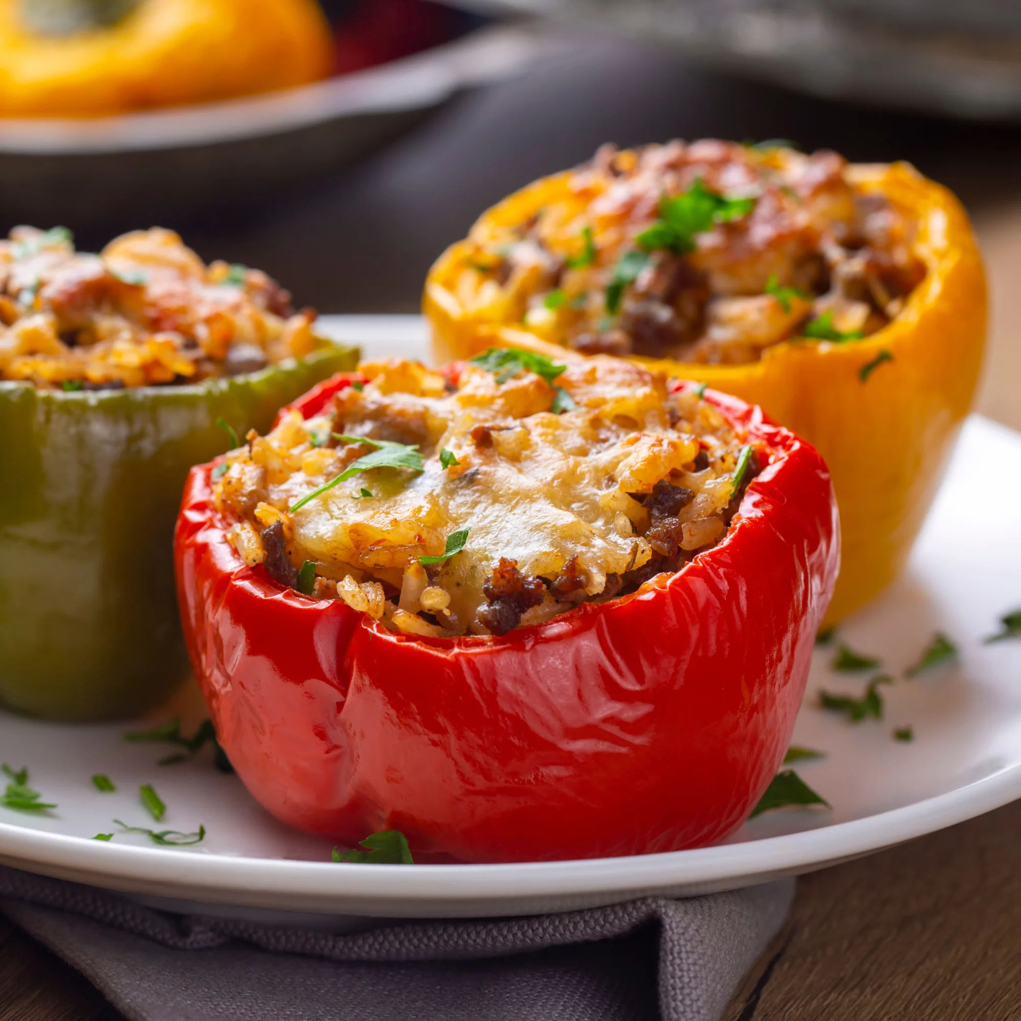 Saucy Stuffed Peppers