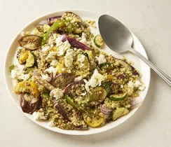 Warm Couscous Salad with Roasted Veggies