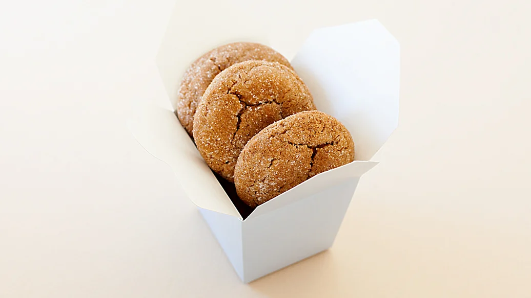 Gingerbread "Crackle" Cookies