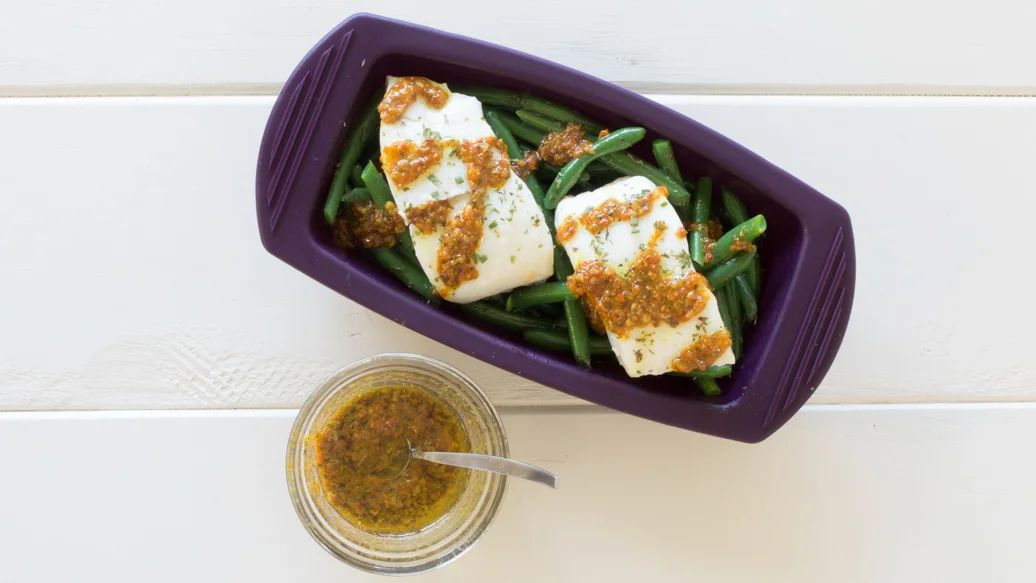 Lemon Herbed Fish & Green Beans