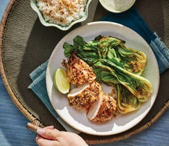 Grilled Bali Chicken & Bok Choy