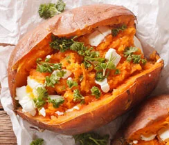 5-Minute Baked Yams