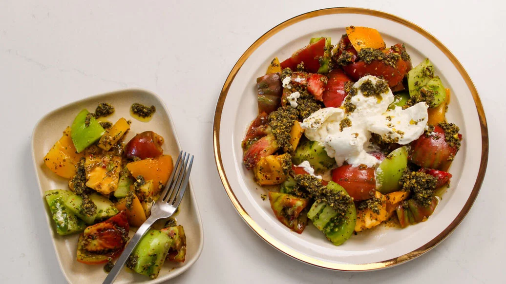 Heirloom Tomato & Burrata Salad 