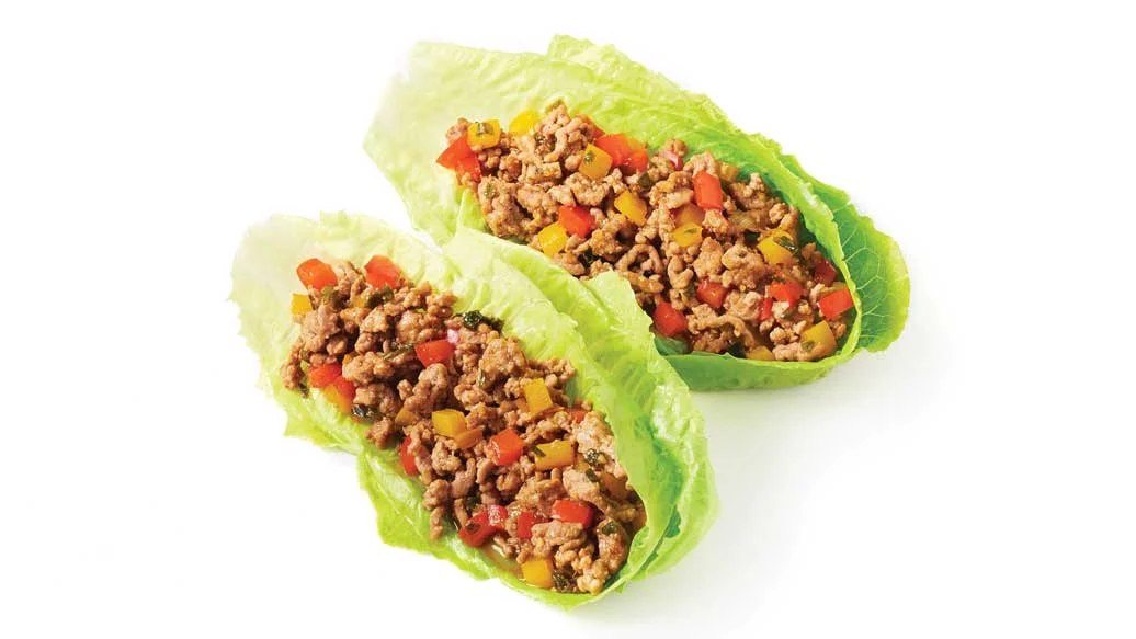 Crispy Beef and Vegetable Wraps