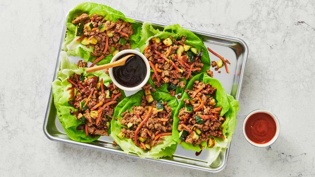 Tamari Chicken Lettuce Wraps