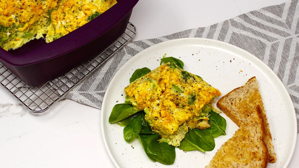 Protein-Packed Chicken & Broccoli Frittata