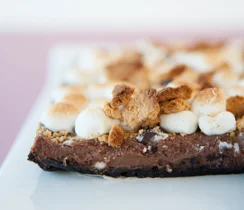 Chocolate S’more Cheesecake Bites