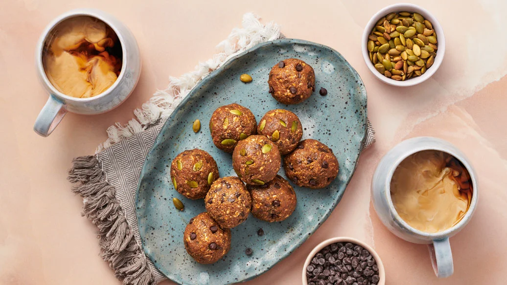 Pumpkin "Cookie Dough" Bites