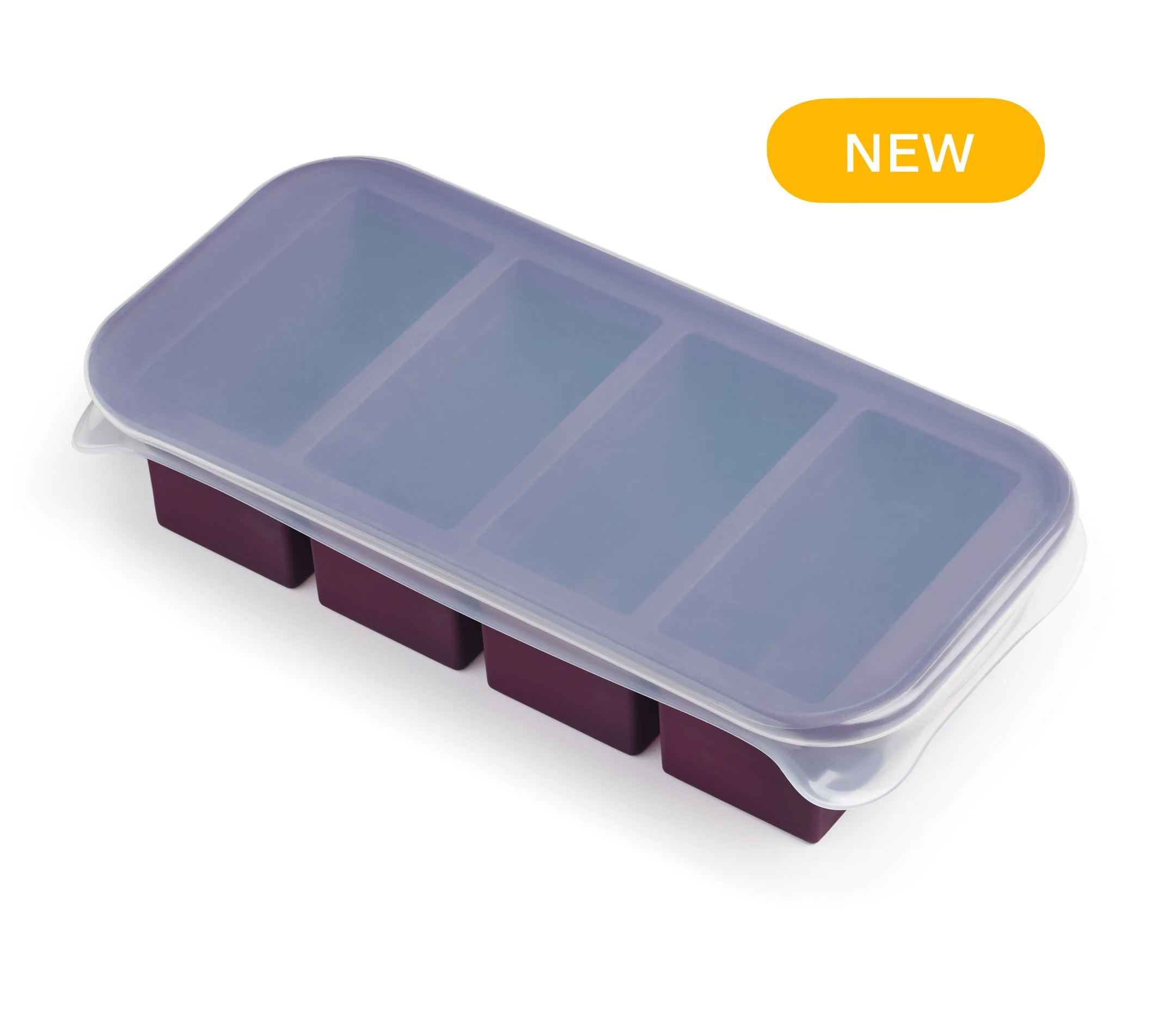 Chef Buddy Ice Cube Trays with Lids (Set of 2)