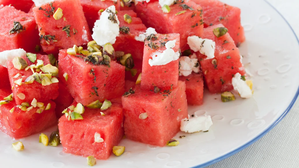 Refreshing Sencha Watermelon Salad