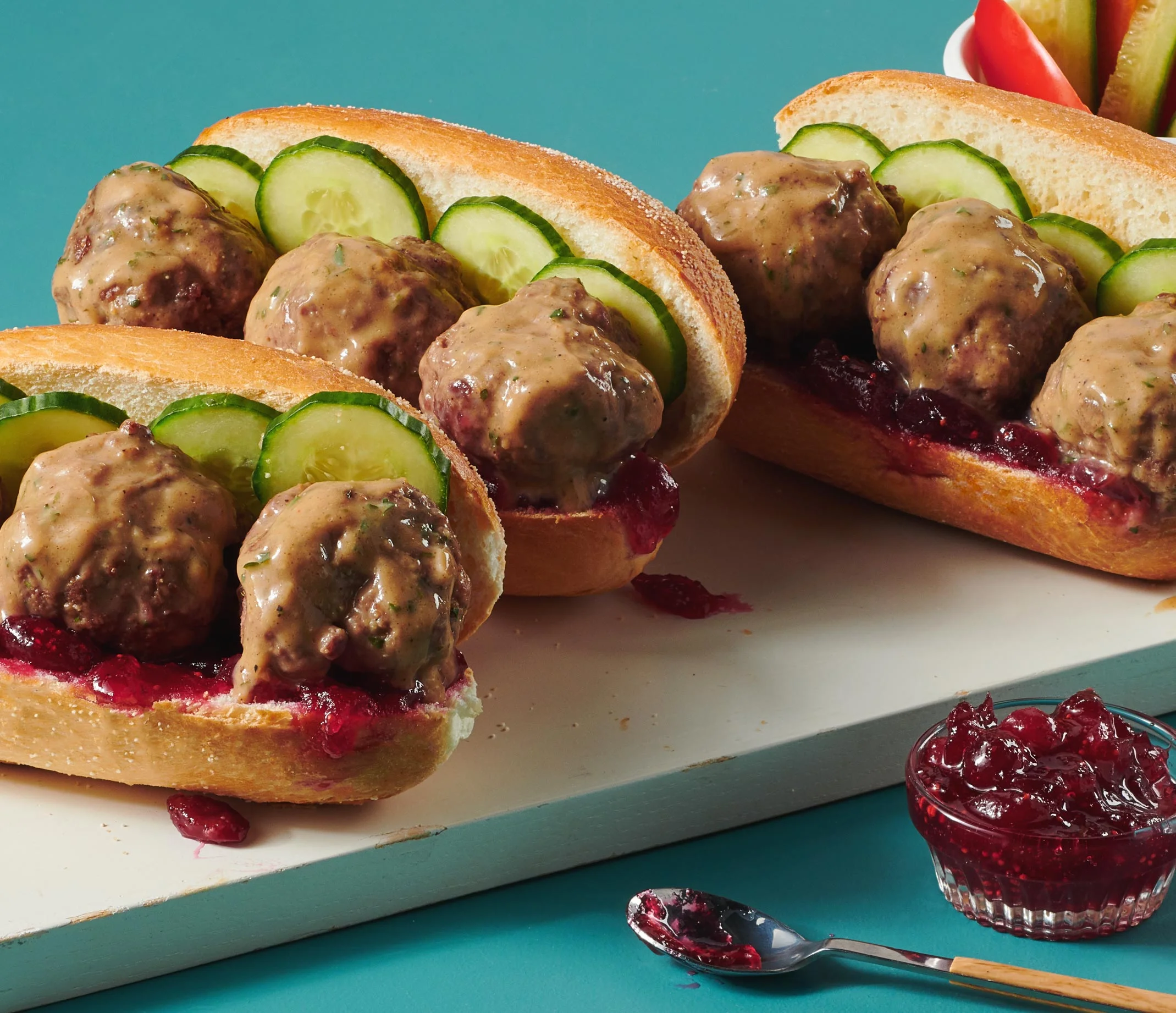 Swedish Meatball Subs