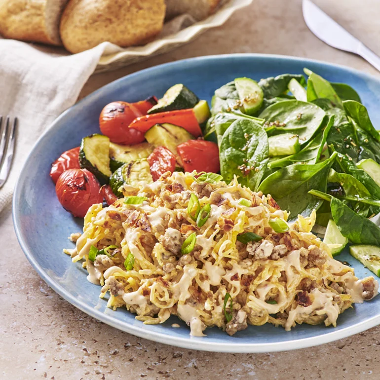 Loaded Creamy Jalapeño Popper Spaghetti