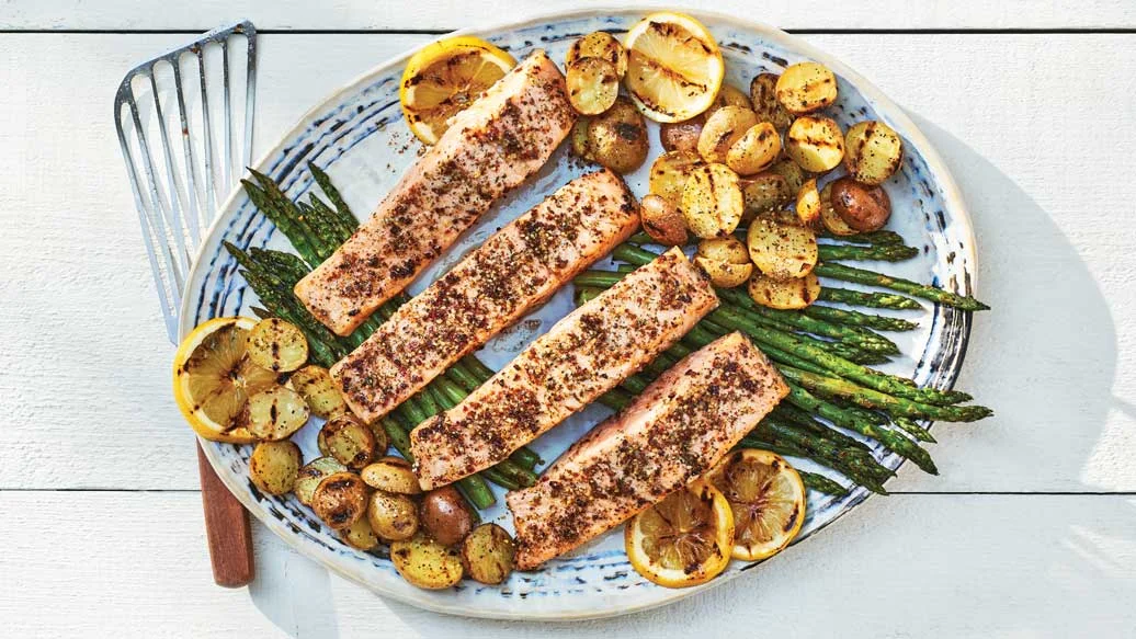 Tuscan Grilled Salmon