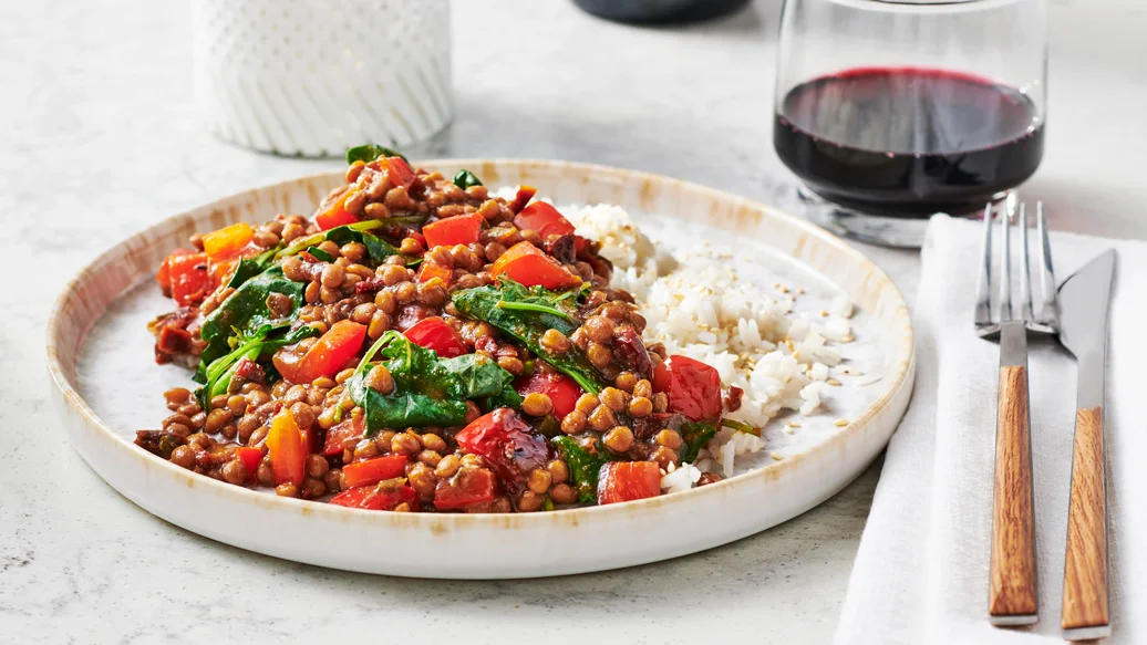 Comforting Lentils & Greens