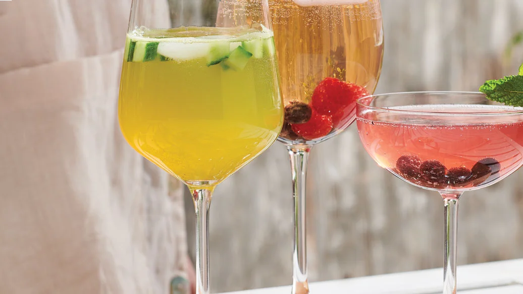 Cool as a Cucumber Wine Spritzer