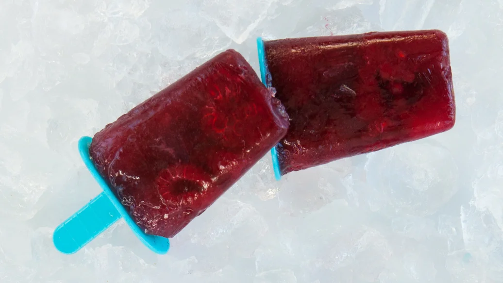 Raspberry Summer Berry Pops