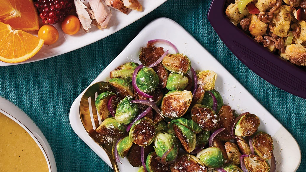 Cheesy Brussels Sprouts