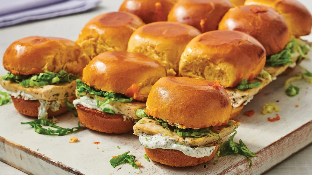 Lemon Dilly Chicken Sliders