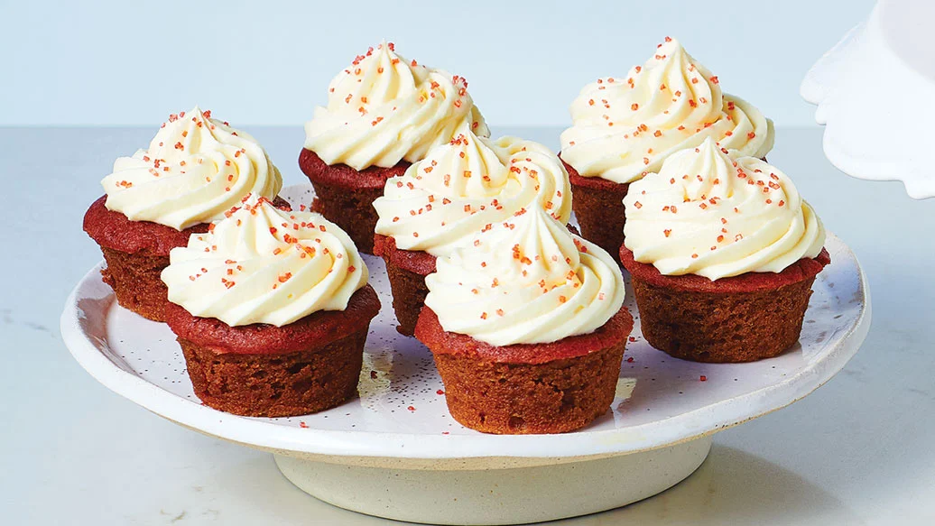 Ruby Red Velvet Cupcakes