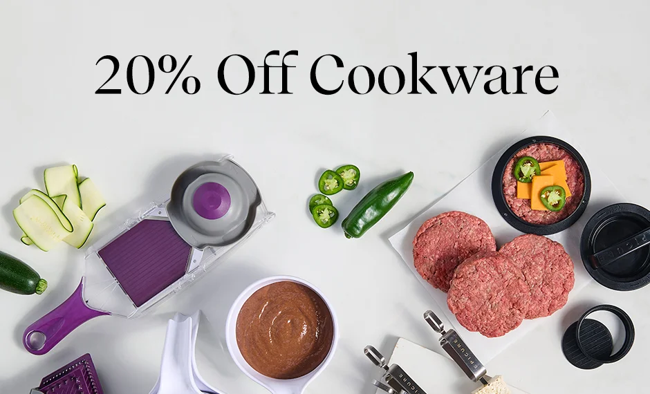 20% off best-selling cookware